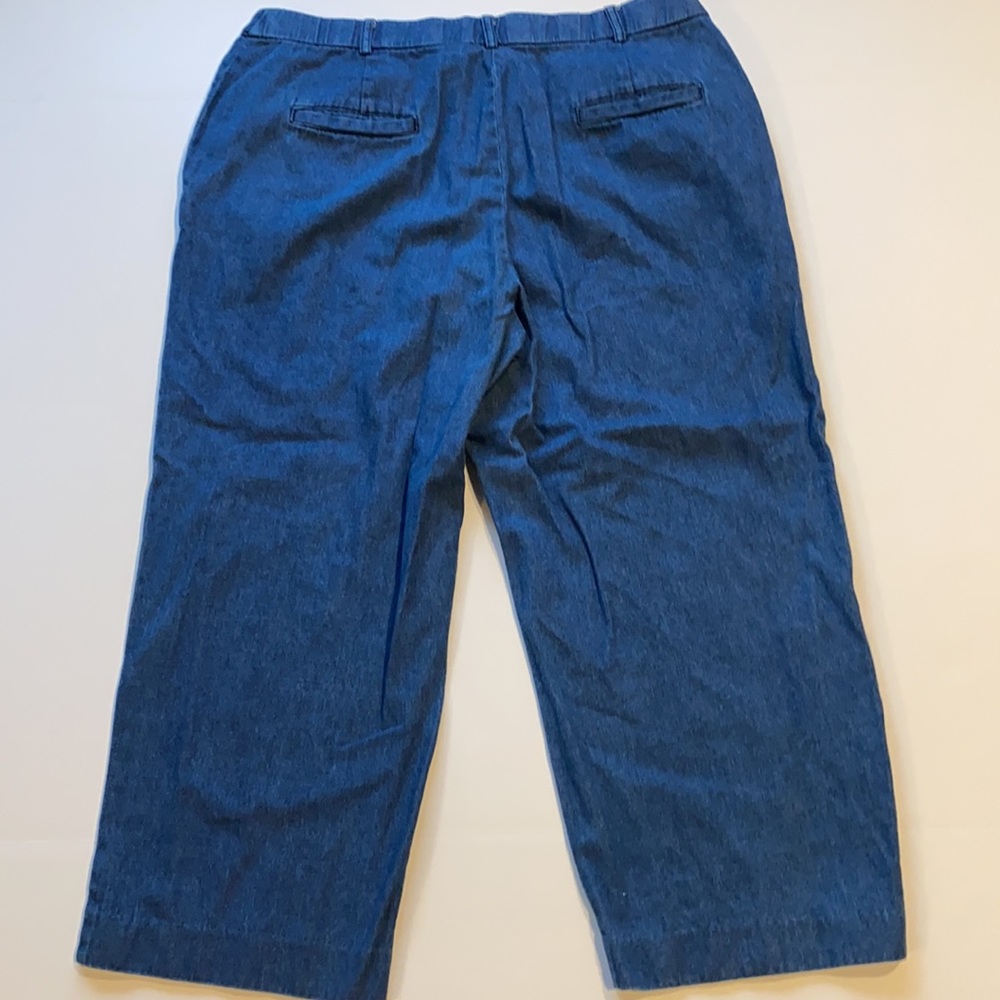 Kim Rogers SZ 10 Capri Denim Blue Jeans D20 - Picture 2 of 11